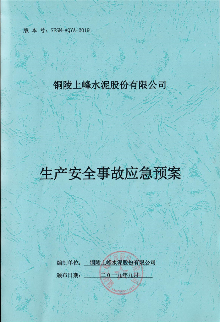 2019年铜陵上峰水泥股份有限公司生产安全事故应急预案.jpg